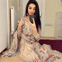 Load image into Gallery viewer, Bollywood Style Designer Taffeta Silk With 5 Layer Designer Lehenga And Velvet Blousebollywood St