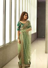 Load image into Gallery viewer, Bollywood Style Designer Taffeta Silk With 5 Layer Designer Lehenga And Velvet Blousebollywood St