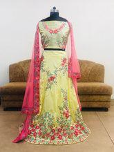 Load image into Gallery viewer, Bridal Maroon Pure Silk Heavy Glitter + Sequence Work With Engaging Lahengha Cholibridal Maroon P