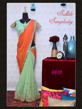 Load image into Gallery viewer, Indian Wedding Ethnic Designer Rich Pallu Banarasi Silk Jaquard Saree With Running Blouse