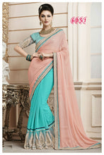 Load image into Gallery viewer, Indian Wedding Ethnic Designer Rich Pallu Banarasi Silk Jaquard Saree With Running Blouse