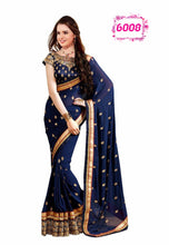 Load image into Gallery viewer, Indian Wedding Ethnic Designer Rich Pallu Banarasi Silk Jaquard Saree With Running Blouse