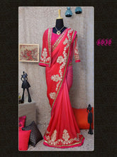 Load image into Gallery viewer, Indian Wedding Ethnic Designer Rich Pallu Banarasi Silk Jaquard Saree With Running Blouse