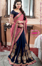 Load image into Gallery viewer, Indian Wedding Ethnic Designer Rich Pallu Banarasi Silk Jaquard Saree With Running Blouse