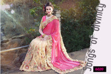 Load image into Gallery viewer, Indian Wedding Ethnic Designer Rich Pallu Banarasi Silk Jaquard Saree With Running Blouse